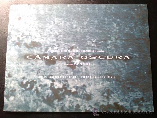 Cine: C&Aacute;MARA OSCURA, UNA PEL&Iacute;CULA DE PAU FREIXAS - PRESSBOOK