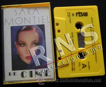 Cine: SARA MONTIEL DE CINE VOL 1 - M&Uacute;SICA CANCIONES DE PEL&Iacute;CULAS ACTRIZ CANTANTE ESPA&Ntilde;OLA CASETE A&Ntilde;OS 80