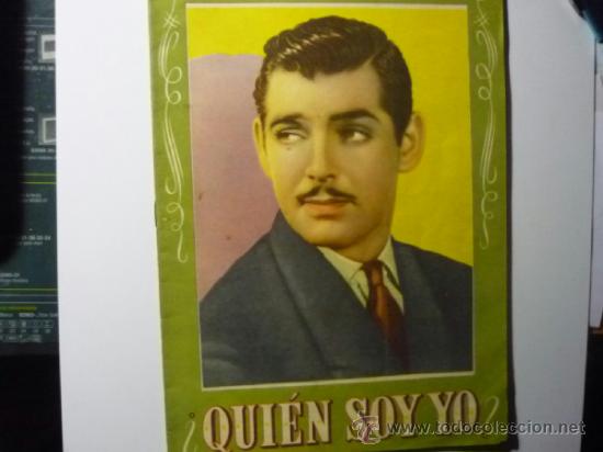 Cine: LIBRITO BIOGRAFIA CLARK GABLE- SERIE BRUGUERA QUIEN SOY YO?
