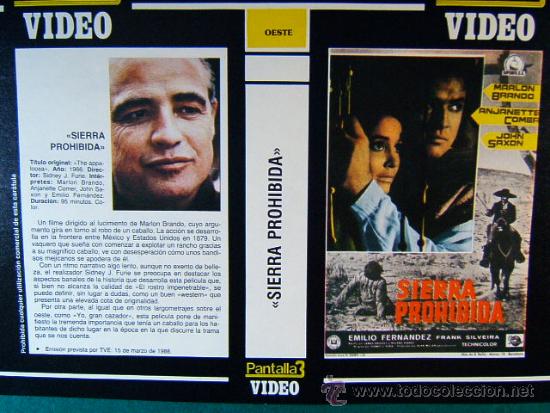 Cine: SIERRA PROHIBIDA-SIDNEY J FURIE-MARLON BRANDO+++LA DAMA DE HIERRO-OTTO PREMINGER-JEAN SEBERG-CARATUL