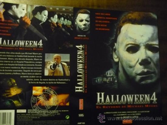 Cine: CARATULA VIDEO VHS HALLOWEEN 4