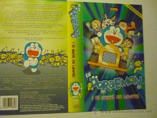 Cine: CARATULA VIDEO VHS DIBUJOS - DORAEMON