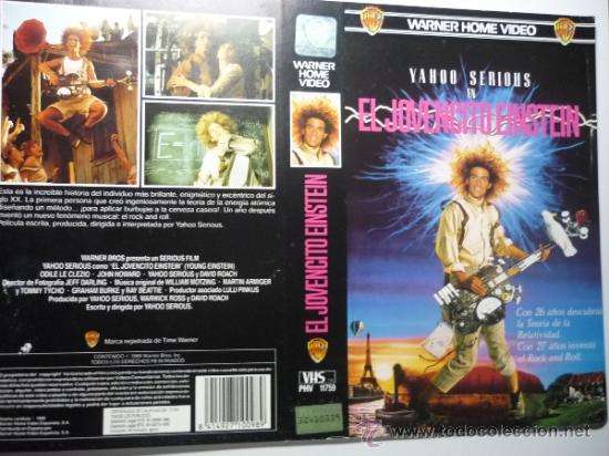 Cine: CARATULA VIDEO VHS EL JOVENCITO EINSTEIN