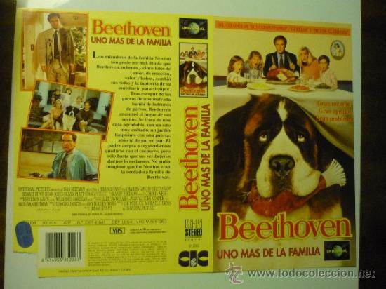 Cine: CARATULA VIDEO VHS BEETHOVEN