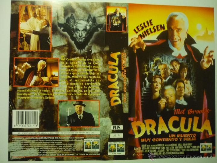Cine: CARATULA VIDEO VHS DRACULA .-MEL BROOKS
