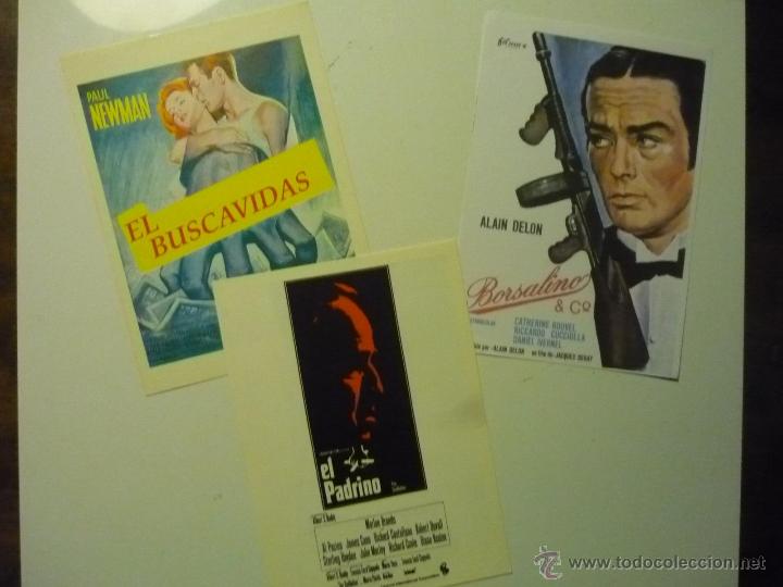 Cine: LOTE REPRODUCCIONES CINE GANGSTERS BORSALINO-EL PADRINO-...