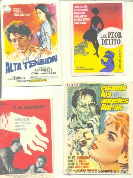 Cine: 30 Folletos de mano - el reverso en blanco - Foto 2