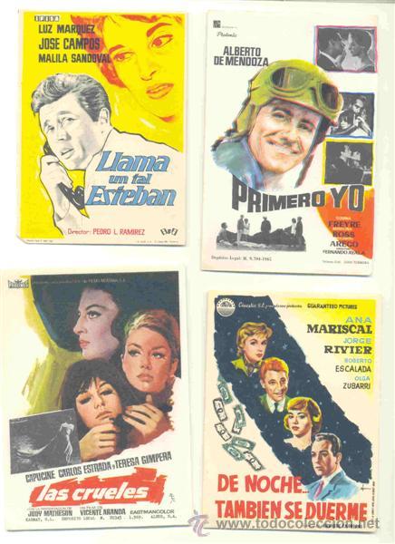 Cine: 30 Folletos de mano - el reverso en blanco - Foto 3