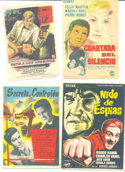 Cine: 30 Folletos de mano - el reverso en blanco - Foto 4