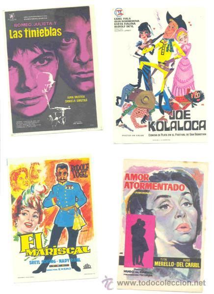Cine: 30 Folletos de mano - el reverso en blanco - Foto 5