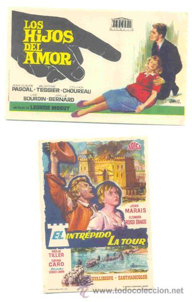 Cine: 30 Folletos de mano - el reverso en blanco - Foto 7