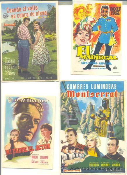 Cine: 30 Folletos de mano - el reverso en blanco - Foto 5