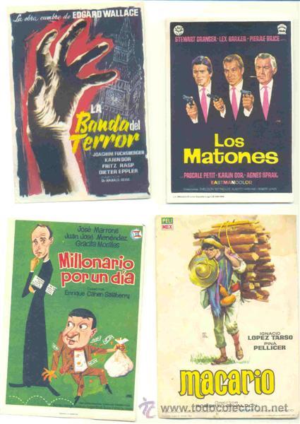 Cine: 30 Folletos de mano - el reverso en blanco - Foto 8