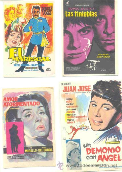 Cine: 30 Folletos de mano - el reverso en blanco - Foto 2
