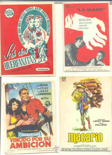 Cine: 30 Folletos de mano - el reverso en blanco - Foto 4