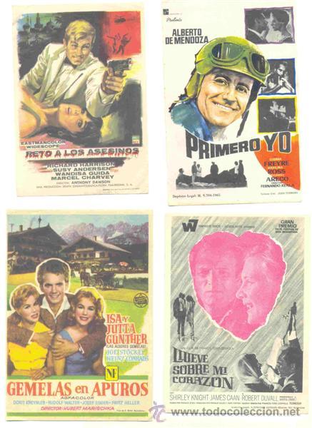 Cine: 30 Folletos de mano - el reverso en blanco - Foto 5
