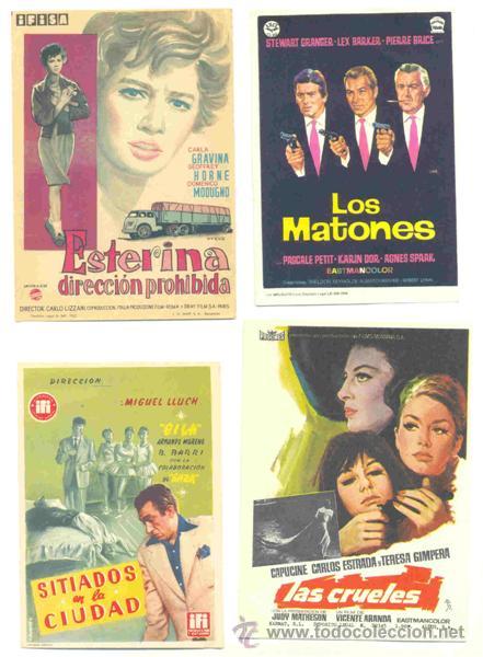 Cine: 30 Folletos de mano - el reverso en blanco - Foto 6