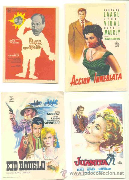 Cine: 30 Folletos de mano - el reverso en blanco - Foto 1