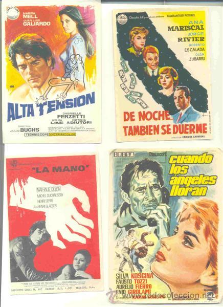 Cine: 30 Folletos de mano - el reverso en blanco - Foto 3