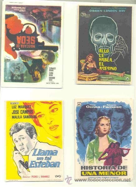 Cine: 30 Folletos de mano - el reverso en blanco - Foto 5