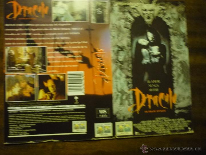Cine: caratula video vhs dracula anthony hopkins