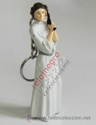 Cine: LLAVERO PRINCESA LEIA FIGURA MU&Ntilde;ECO PERSONAJE LA GUERRA DE LAS GALAXIAS STAR WARS CINE CARRIE FISHER