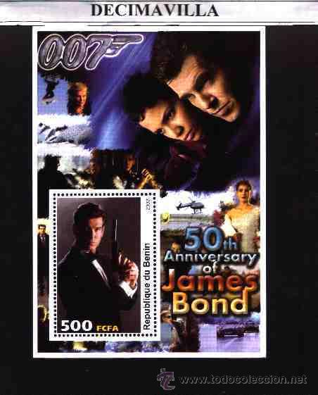 Cine: PRCN064, BENIN, 2003, JAMES BOND, PIERCE BROSNAN, H.B.