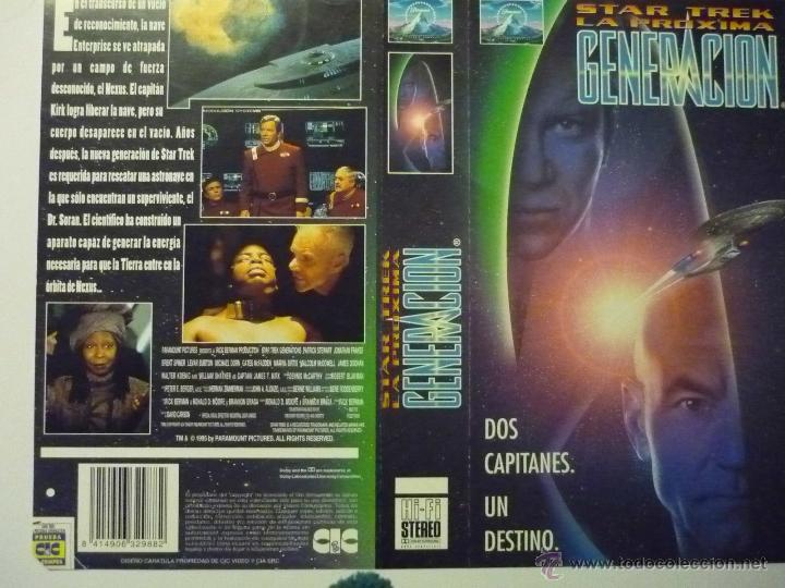Cine: CARATULA VIDEO VHS STAR TREK LA PROXIMA GENERACION