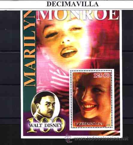 Cine: PRCN240, UZBEKISTAN, 2002, MARILYN MONROE, L06