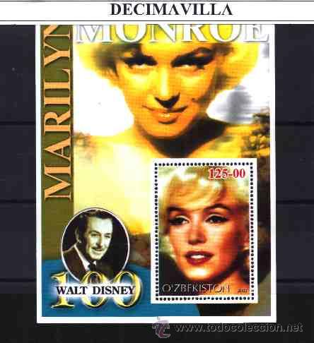 Cine: PRCN243, UZBEKISTAN, 2002, MARILYN MONROE, L09