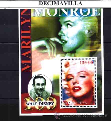 Cine: PRCN246, UZBEKISTAN, 2002, MARILYN MONROE, L12