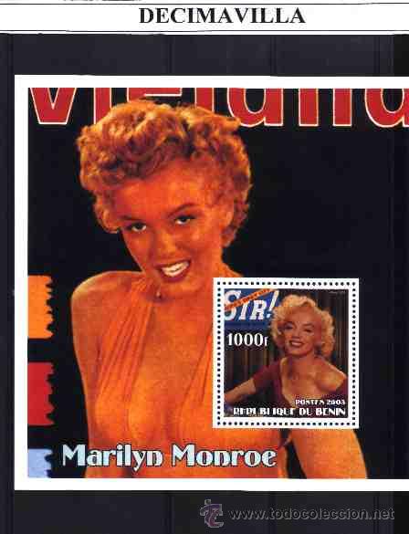 Cinema: PRCN279, BENIN, 2003, MARILYN MONROE, HOJA-BLOQUE 2