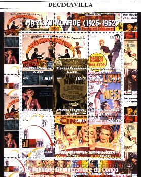 Cine: PRCN318, CONGO, 2000, MARILYN MONROE, MP1 - Foto 1