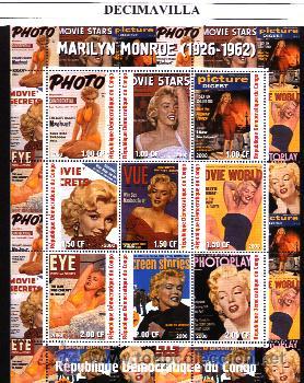 Cine: PRCN319, CONGO, 2000, MARILYN MONROE, MP2 - Foto 1