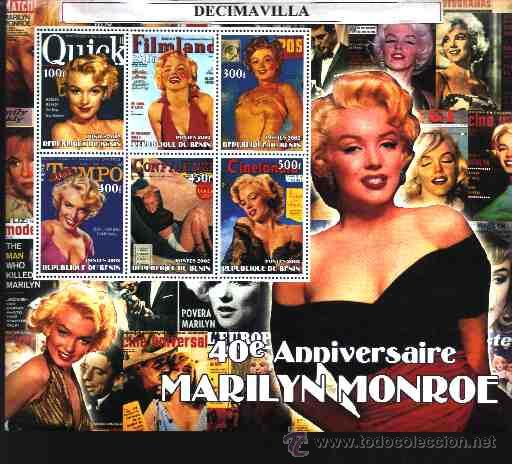 Cine: PRCN338, BENIN, 2002, MARILYN MONROE, MP03 - Foto 1