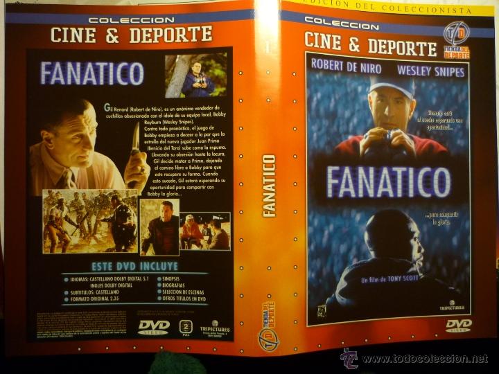 Cine: CARATULA VIDEO DVD FANATICO .- ROBERT DE NIRO
