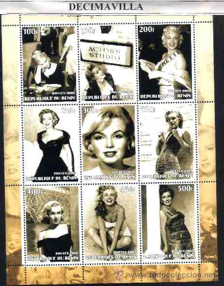Cine: PRCN365, BENIN, 2003, MARILYN MONROE, MP 9 VAL.