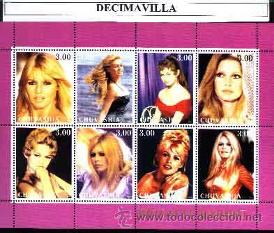 Cine: PRCN367, CHUVASHIA, 1999, BRIGITTE BARDOT, 8 VAL.