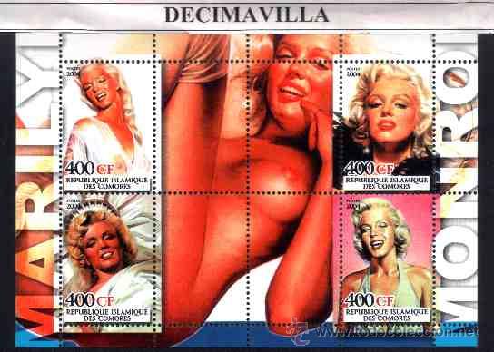 Cine: PRCN372, COMORES, 2004, MARILYN MONROE - Foto 1