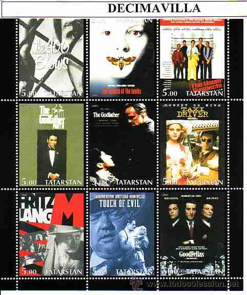 Cinema: PRCN388, TATARSTAN, 2001, EL SILENCIO DE LOS CORDEROS&hellip; 9 VAL.