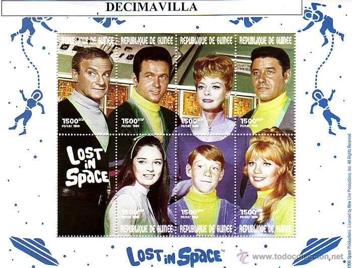 Cinema: PRCN419, GUINEA, 1998, PERDIDOS EN EL ESPACIO, 8 VAL.