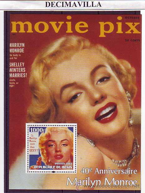 Cine: PRCN529, BENIN, 2003, MARILYN MONROE, HB16