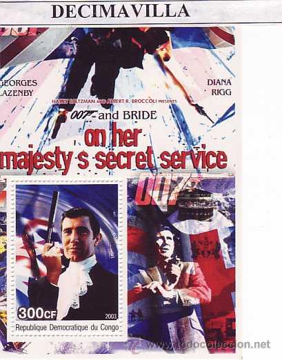 Cine: PRCN549, CONGO, 2003, JAMES BOND, AL SERVICIO SECRETO DE SU MAJESTAD