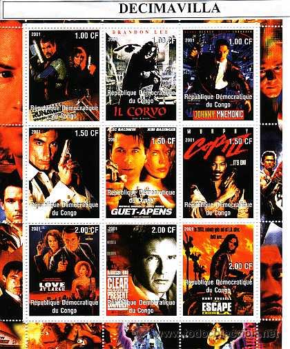Cinema: PRCN560, CONGO, 2001, RUNAWAY, ETC