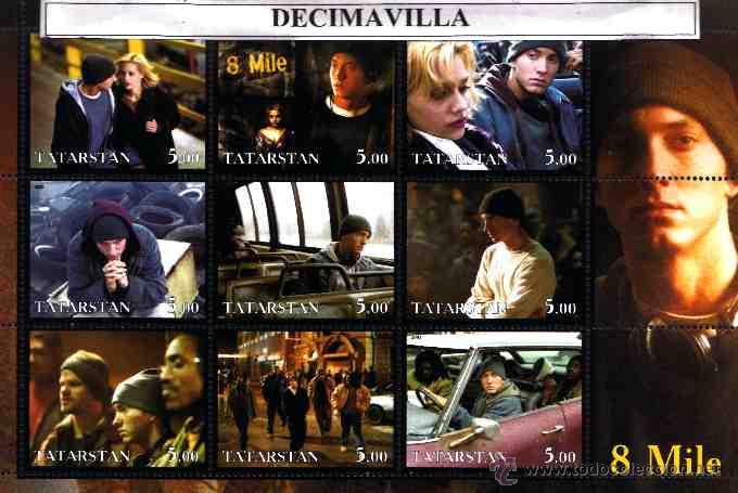 Cine: PRCN614, TATARSTAN, 2003, EMINEM, 8 MILLAS
