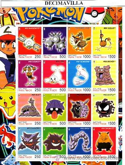 Cine: PRCN620, TIMOR, 2001, POKEMON, MP06