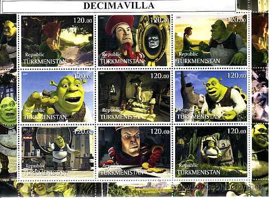Cinema: PRCN660, TURKMENISTAN, 2001, SHREK