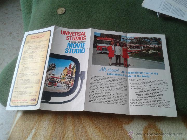 Cine: GUIA FOLLETO LIBRITO PARA VISITAR VISITA UNIVERSAL STUDIOS THE WORLD&acute;S LARGEST MOVIE STUDIO (INGLES)