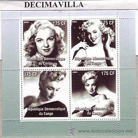 Cine: PRCN701, CONGO, 2003, MARILYN MONROE, MP01 - Foto 1
