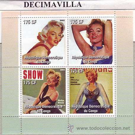 Cine: PRCN703, CONGO, 2003, MARILYN MONROE, MP03 - Foto 1